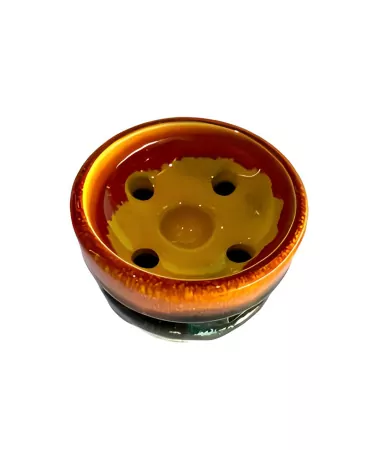 Shisha Bowl Kolos Rikule Orange with Yellow (51)
