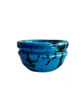 Shisha Bowl Vyro Globe Miami (Blue with Black)