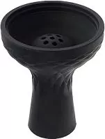 Shisha Silicone Bowl With a Recess Under HMD (Black)