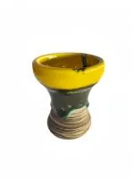 Shisha Bowl Kolos Turkkilainen Yellow with Blue (111)