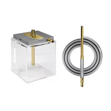 Hookah Hoob Atom Space Grey-Gold (Complete Set)