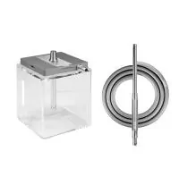 Hookah Hoob Atom Space Grey-Steel (Complete Set)