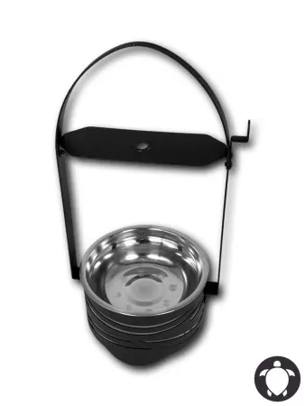Charcoal Basket Tortuga Standard Black