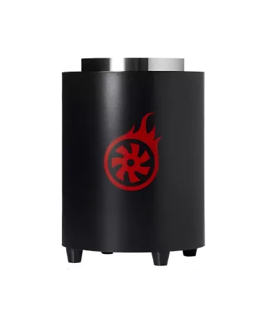 Charcoal Electrical Heater Turbine Black