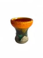 Shisha Bowl Kolos Turkkilainen Orange with Yellow