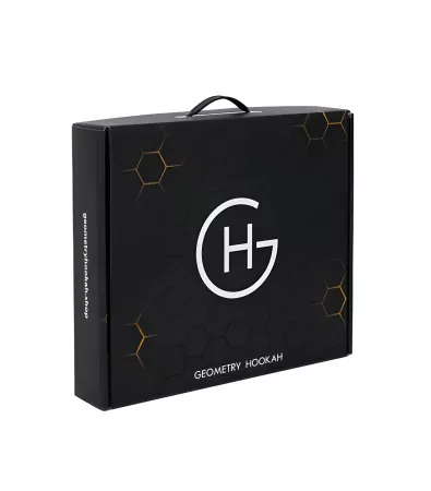 Hookah Geometry Big Bro Honeycomb Steel (Without Flask)
