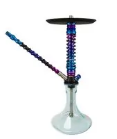 Hookah Mamay Customs Coilovers Mini ANOD Black-Space (Shaft,mouthpiece)