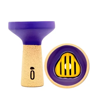 Shisha Bowl Oblako Trio Line (Matt Purple)
