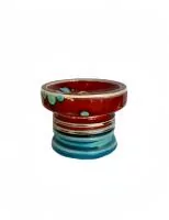 Shisha Bowl Kolos X Classic Red with Blue