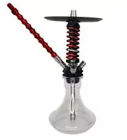 Hookah Mamay Customs Coilovers Micro ANOD Black-Red(Shaft,mouthpiece)