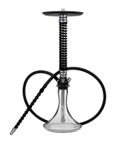 Hookah Mamay Customs Coilovers Chrome-Black(Shaft,mouthpiece)