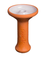 Shisha Bowl Oblako Mono Phunnel M (Orange with White)