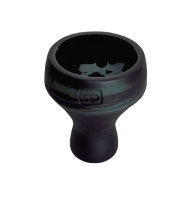 Shisha Bowl Forma Turkish Emerald Black Glaze