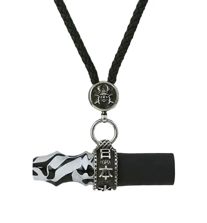 Order Personal Mouthpiece Japona Samurai Cord White