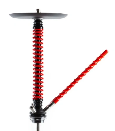 Shop Hookah Mamay Customs Coilovers Black-Red (Shaft,mouthpiece)