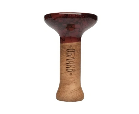 Price Shisha Bowl Oblako Phunnel M Glaze (Cherry-Black Marble)