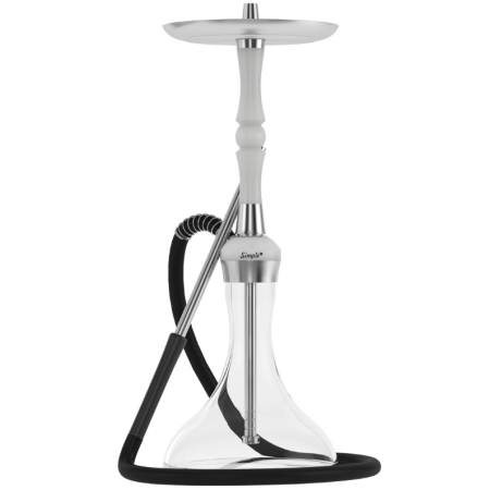 Hookah Mattpear Simple S Pro Ball White (Without Flask)