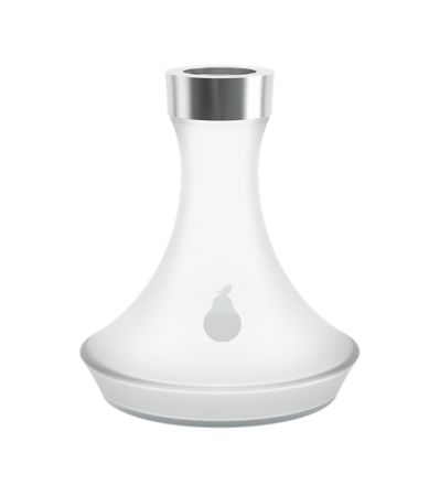 Flask Mattpear Mini Carving Matted