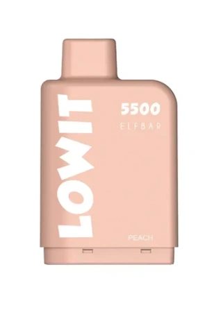 Request Pre-Filled Pod Elf Bar Lowit 5500 Peach