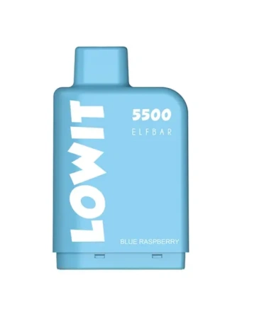 Order Pre-Filled Pod Elf Bar Lowit 5500 Blue Raspberry