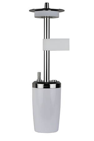 Hookah Hooky Steel White (Shaft,flask)