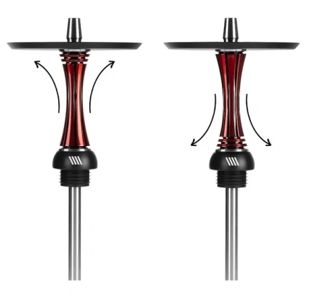 Get Set Alpha Hookah X Reverse Red Black (Without Flask)