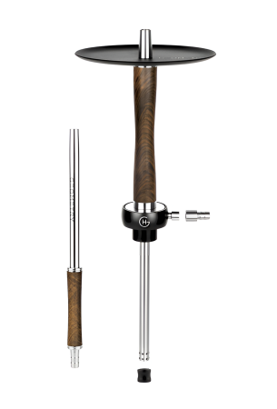 Hookah Geometry Little Bro Natural Walnut (Without Flask)