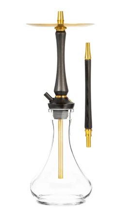 Dubai Hookah Union Sleek PVD Black (Shaft,mouthpiece)