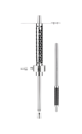 Hookah Geometry Big Bro Honeycomb Steel (Without Flask)