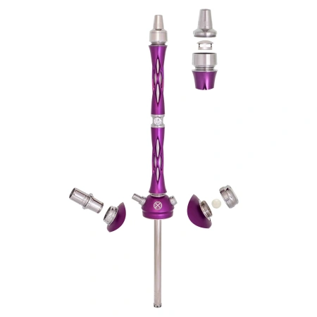 Hookah Blade LE2 Purple-Silver (Without Flask)