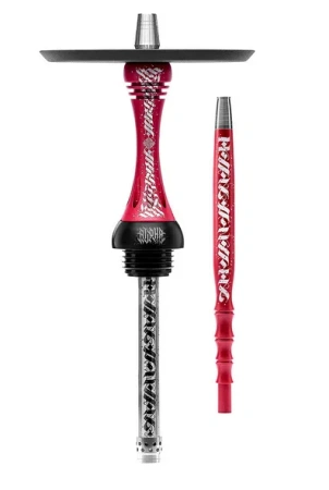 Acquire Alpha Hookah X Artist Red Matte (Without Flask)