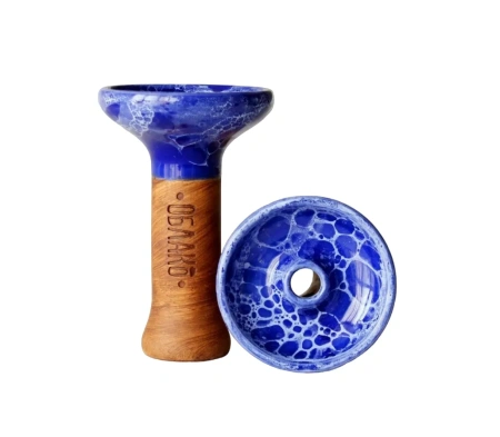 Shop Shisha Bowl Oblako Phunnel M Glaze (Blue-White Marble)