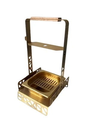 Shop Charcoal Basket Tortuga Gold