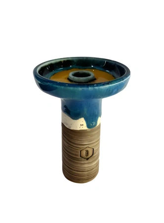Shop Shisha Bowl Kolos Grown Blue with Yellow