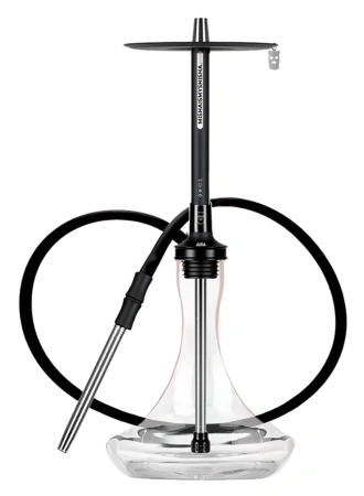 Get Set Hookah Misha Revolt Jet Black (Without Flask)