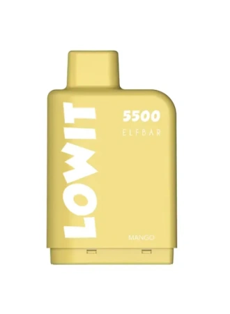 Shop Pre-Filled Pod Elf Bar Lowit 5500 Mango