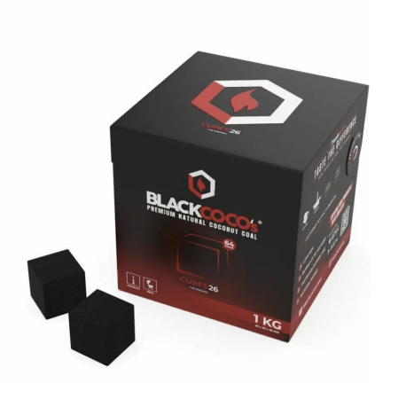 Shisha Coconut Charcoal Black Cocos 64pcs