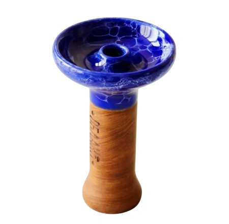 Shop Shisha Bowl Oblako Phunnel M Glaze (Blue-White Marble)
