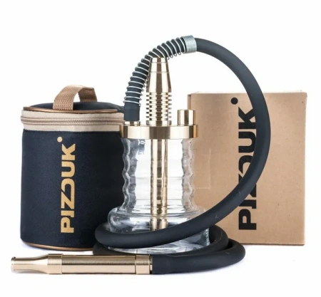 Shop Hookah Pizduk Gold Black Bag (Complete Set)