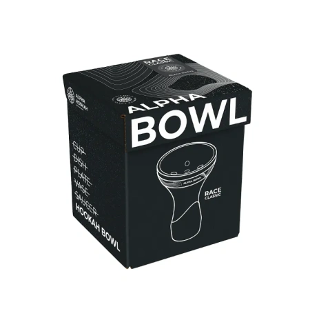 Shop Shisha Bowl Alpha Race Classic Black Matte