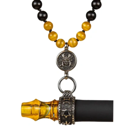 Buy Personal Mouthpiece Japona Samurai Beads Yellow