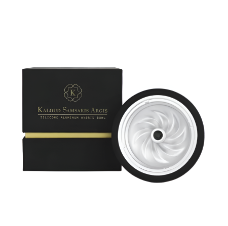 Shisha Silicone Bowl Kaloud II Samsaris Argis Silver