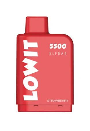 Shop Pre-Filled Pod Elf Bar Lowit 5500 Strawberry