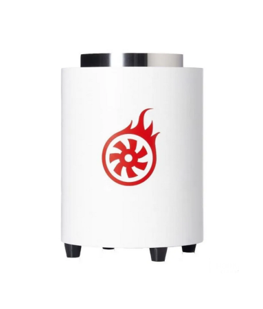 Charcoal Electrical Heater Turbine White