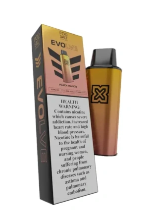 Buy Pre-Filled Pod Salt Evolve 6000 Peach Mango