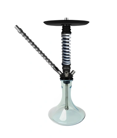 Dubai Hookah Mamay Customs Coilovers Mini Black-Chrome (Shaft,mouthpiece)