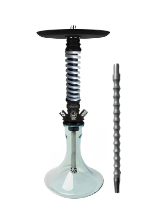 Dubai Hookah Mamay Customs Coilovers Mini Black-Chrome (Shaft,mouthpiece)