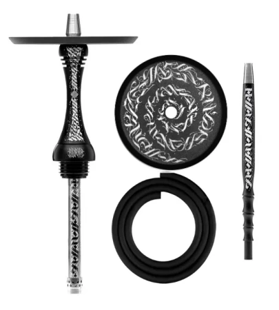 Dubai Alpha Hookah X Artist Black Matte (Without Flask)