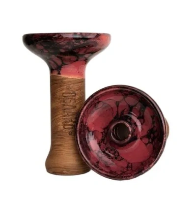 Order Shisha Bowl Oblako Phunnel M Glaze (Raspberry-Black Marble)