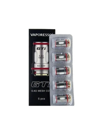 Get Set Coil Vaporesso Gti 0.4ohm 5pcs/pack